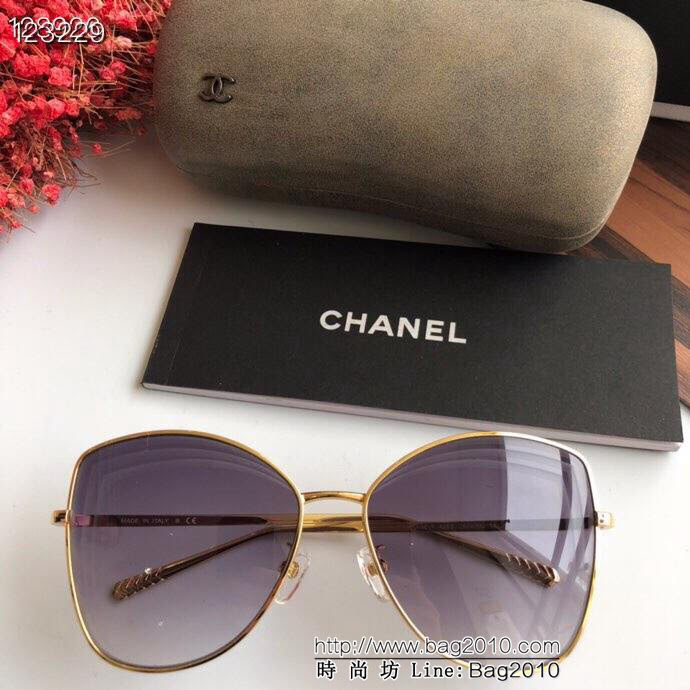 CHANEL香奈兒 4253 全新新品系列 19年春夏新款 純手工制 女款太陽鏡  lly1378